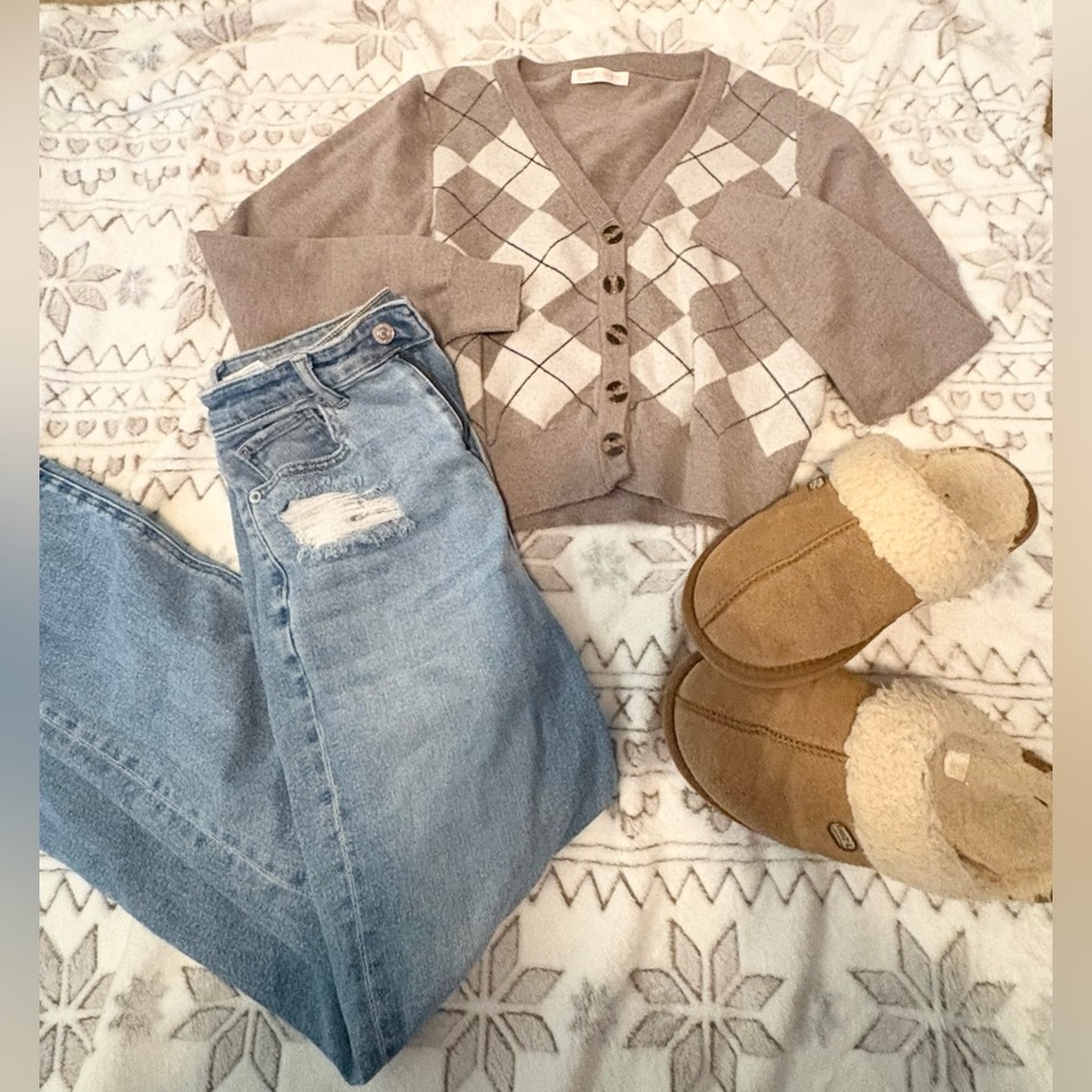 ROMWE Light Brown Knit Sweater